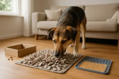 Hunde-Enrichment gegen Langeweile: so nutzt du Schnüffeln, Schlecken und Suchen richtig