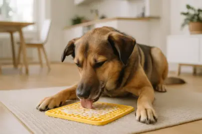 Leckmatte für Hunde: was der Trend wirklich bringt
