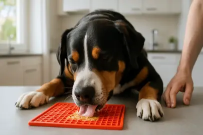 Schleckmatte für Hunde: der Trend aus dem Netz sinnvoll nutzen