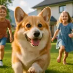 Corgi als Familienhund