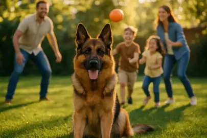 Deutscher Schäferhund als Familienhund