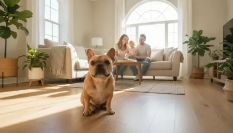 Französische Bulldogge als Familienhund
