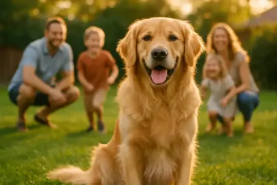 Golden Retriever als Familienhund