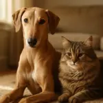 Kann ein Azawakh mit Katzen und anderen Haustieren zusammenleben?