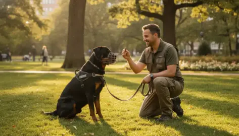 Kann man einen aggressiven Rottweiler noch resozialisieren?