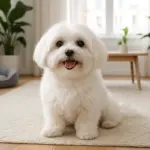 Malteser als Wohnungshund