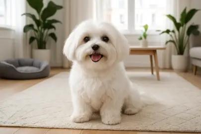 Malteser als Wohnungshund