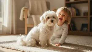 Malteser und Kinder