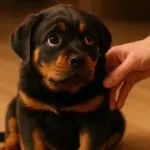 Rottweiler-Welpe ist ängstlich: Kann daraus später Aggression entstehen?