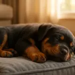 Rottweiler-Welpe überdreht ständig: Wie lernt er Ruhe?