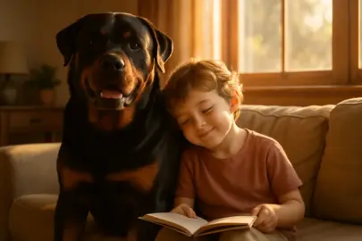 Rottweiler als Familienhund: Wie zuverlässig sind sie mit Kindern?