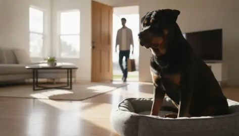Rottweiler und Besuch: Warum akzeptiert mein Hund keine Fremden im Haus?