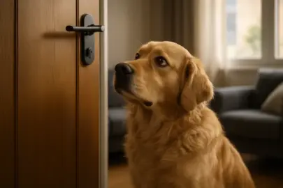 Warum bellt mein Hund plötzlich, wenn ich das Haus verlasse?