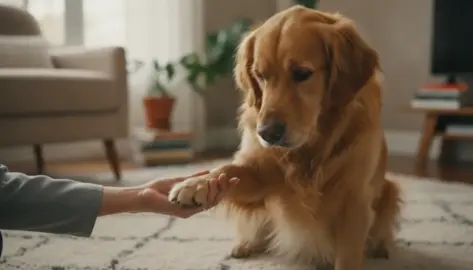 Warum leckt mein Hund ständig seine Pfoten?