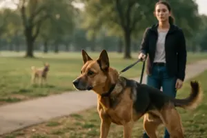 Warum rastet mein Hund beim Anblick anderer Hunde aus?