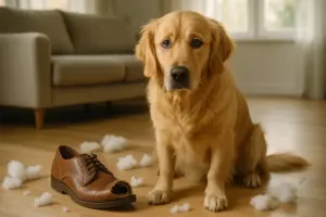Warum zerstört mein Hund Dinge, sobald er alleine ist?