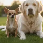 Chihuahua und andere Hunde
