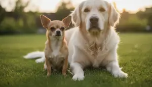 Chihuahua und andere Hunde