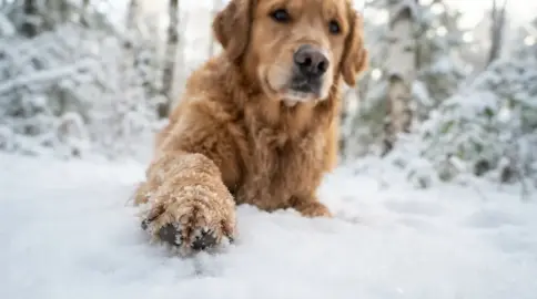 Frieren Hunde an den Pfoten? So erkennt man Unterkühlung