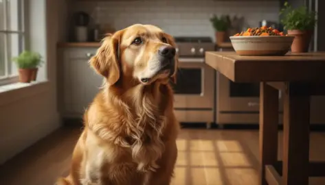 Golden Retriever ist ständig hungrig