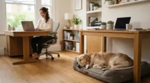 Hund im Büro: Ist das wirklich gut für den Hund?