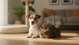 Jack Russell und Katzen