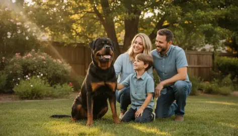 Rottweiler und Kinder: Welche Regeln müssen Familien unbedingt beachten?