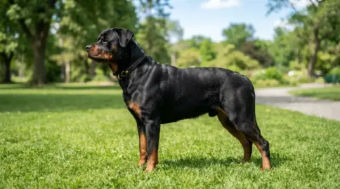 Rottweiler zu dick? Das richtige Gewicht und die richtige Ernährung