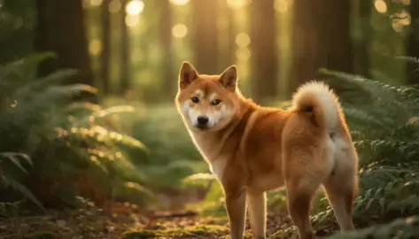 Shiba Inu ohne Leine
