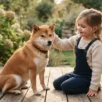 Shiba Inu und Kinder