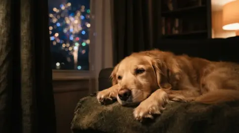 Silvesterangst beim Hund: Wie kann man den Hund vorbereiten?