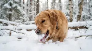 Warum bekommt mein Hund Durchfall, wenn er Schnee frisst?