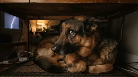 Warum boese Geraeusche Angst machen: Der umfassende Ratgeber fuer Hundehalter