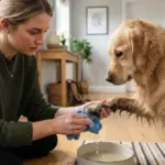 Warum leckt mein Hund nach dem Spaziergang ständig seine Pfoten?